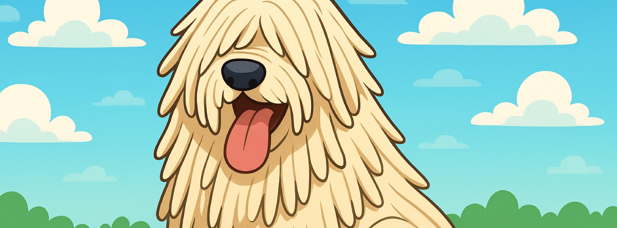 น้องหมาไม้ดูพื้นหรือสุนัขพันธุ์(Komondor)